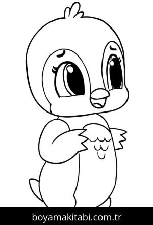Hatchimals boyama sayfası – PDF indir, sevimli karakter