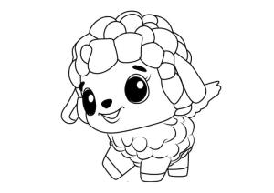 Hatchimals boyama sayfası,  coloring page, Hatchimals Lamblet Ücretsiz, 