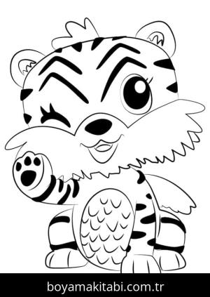 Hatchimals boyama sayfası – sevimli karakter, sanatsal çalışma