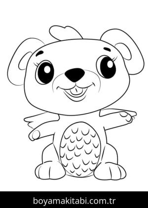 Hatchimals boyama sayfası – boyama etkinliği, çocuk aktivitesi
