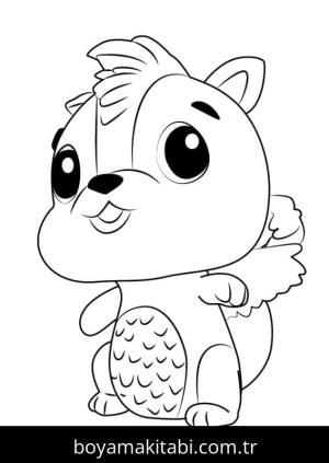 Hatchimals boyama sayfası – kolay boyama, eğitici aktivite