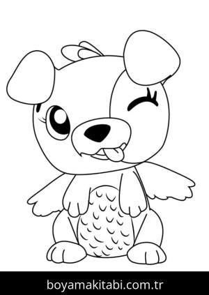 Hatchimals boyama sayfası – keyifli zaman, renkli çizimler