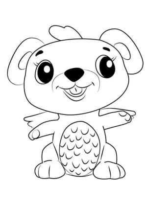 Hatchimals boyama sayfası,  coloring page, Hatchimals Mouseswift Ücretsiz, 