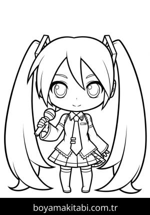 Hatsune Miku boyama sayfası 48170,  coloring page, 