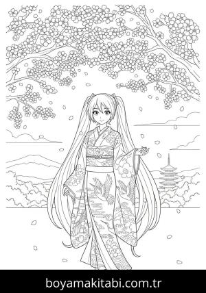 Hatsune Miku boyama sayfası 48174,  coloring page, 