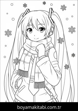 Hatsune Miku boyama sayfası 48180,  coloring page, 