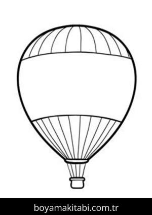 Hava Balonu boyama sayfası – yaratıcılığı geliştirir, keyifli zaman