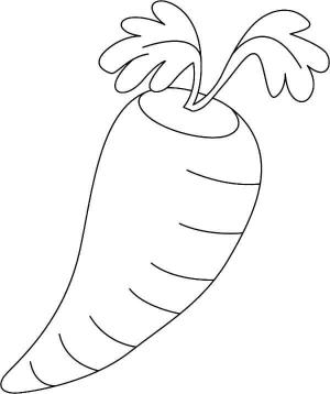 Havuç boyama sayfası,  coloring page, Büyük Havuç, 