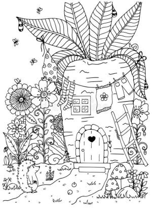 Havuç boyama sayfası,  coloring page, Havuç Evi, 