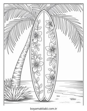 Hawaii boyama sayfası – ücretsiz yazdır, boyama etkinliği