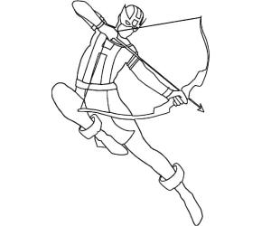 Hawkeye boyama sayfası,  coloring page, Hawkeye Aksiyonu, 