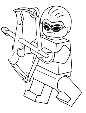 Hawkeye boyama sayfası,  coloring page, Lego Hawkeye, 