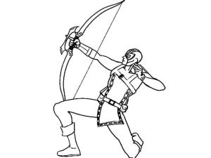 Hawkeye boyama sayfası,  coloring page, Hawkeye Okçusu, 