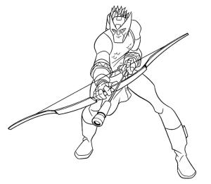 Hawkeye boyama sayfası,  coloring page, Marvel Hawkeye, 