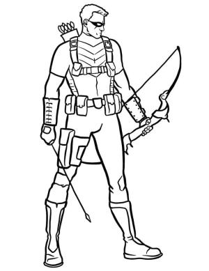 Hawkeye boyama sayfası,  coloring page, Hawkeye Süper Kahramanı, 