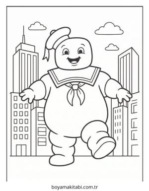 Hayalet Avcıları boyama sayfası – yaratıcılığı geliştirir, keyifli zaman