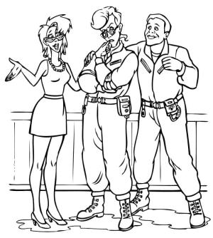 Hayalet Avcıları boyama sayfası,  coloring page, Hayalet Avcıları Karikatür, 