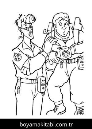 Hayalet Avcıları boyama sayfası – ücretsiz yazdır, boyama etkinliği