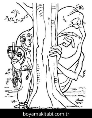 Hayalet Avcıları boyama sayfası – okul öncesi, evde etkinlik