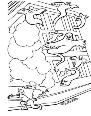 Hayalet Avcıları boyama sayfası,  coloring page, Hayalet Avcıları Sayfası Yazdırılabilir, 