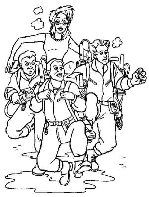 Hayalet Avcıları boyama sayfası,  coloring page, Hayalet Avcıları Sayfası Çok İyi, 