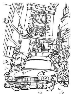 Hayalet Avcıları boyama sayfası,  coloring page, Hayalet Avcıları Sayfası İyi Baskı, 