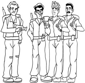 Hayalet Avcıları boyama sayfası,  coloring page, Hayalet Avcıları Ücretsiz Yazdırılabilir, 