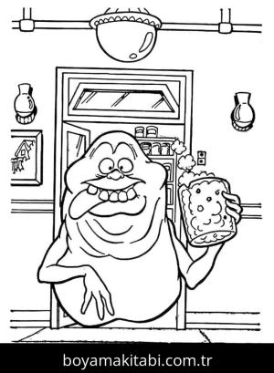 Hayalet Avcıları boyama sayfası – renkli çizimler, okul öncesi