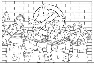 Hayalet Avcıları boyama sayfası,  coloring page, Hayalet Avcıları Çocuklar İçin Yazdırılabilir, 