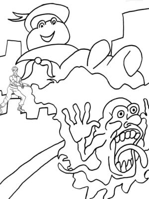 Hayalet Avcıları boyama sayfası,  coloring page, Hayalet Avcıları Sayfası İyi güzel, 