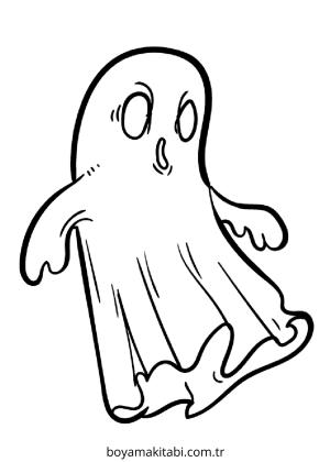 Hayalet boyama sayfası – yaratıcılığı geliştirir, keyifli zaman