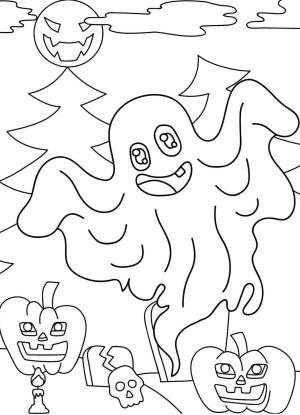 Hayalet boyama sayfası,  coloring page, Cadılar Bayramı Hayalet temel, 