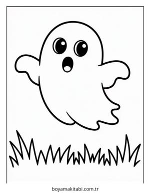 Hayalet boyama sayfası – yaratıcılığı geliştirir, keyifli zaman