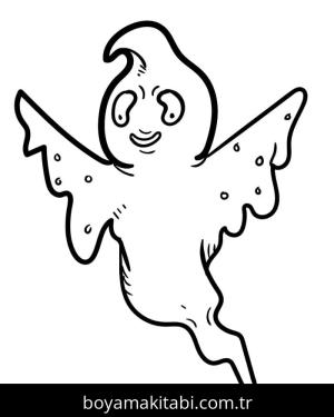 Hayalet boyama sayfası – yaratıcılık, eğlenceli etkinlik