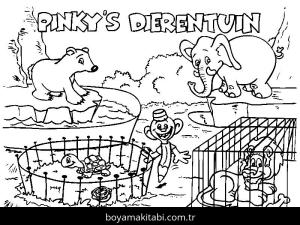 Hayvanat Bahçesi boyama sayfası,  coloring page, , Printable Zoo