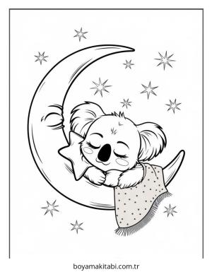 Hayvanlar boyama sayfası – basit çizim, kolay boyama