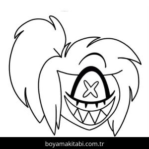 Hazbin Hotel boyama sayfası – boyama çalışması, yaratıcılığı geliştirir