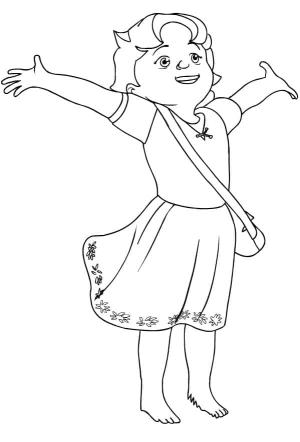 Heidi boyama sayfası,  coloring page, Çok güzel Heidi, 