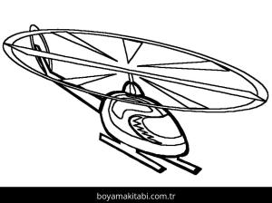 Helikopter boyama sayfası – yaratıcılık, eğlenceli etkinlik