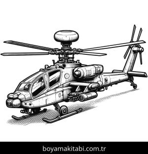 Helikopter boyama sayfası,  coloring page, , 