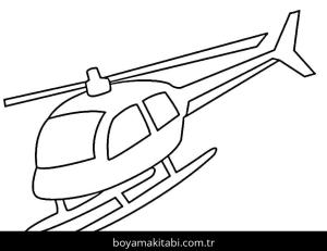 Helikopter boyama sayfası – yaratıcılık, eğlenceli etkinlik