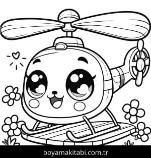 Helikopter boyama sayfası,  coloring page, , 