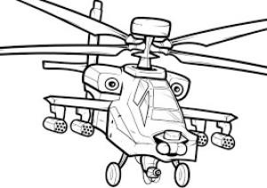 Helikopter boyama sayfası,  coloring page, Apaçi Helikopteri, 