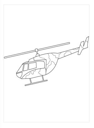 Helikopter boyama sayfası,  coloring page, Temel Ordu Helikopteri, 