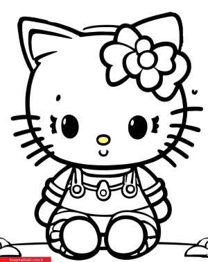 Hello Kitty boyama sayfası, Hello Kitty coloring page, , 