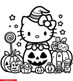 Hello Kitty boyama sayfası, Hello Kitty coloring page, , 