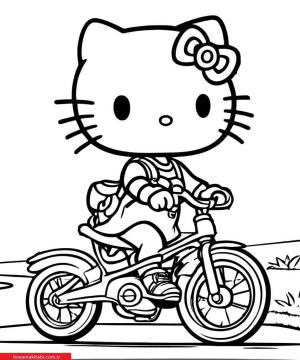 Hello Kitty boyama sayfası, Hello Kitty coloring page, , 