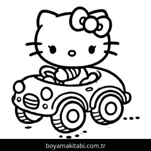Hello Kitty boyama sayfası – boyama etkinliği, çocuk aktivitesi