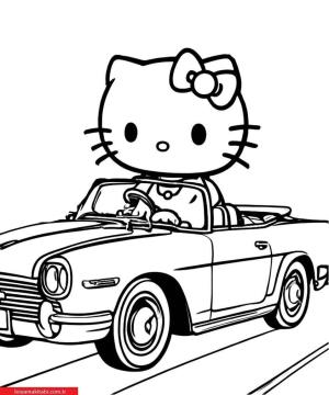 Hello Kitty boyama sayfası, Hello Kitty coloring page, , 