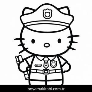 Hello Kitty boyama sayfası – boyama etkinliği, çocuk aktivitesi